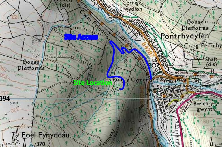 Map image of Pontrhydyfen