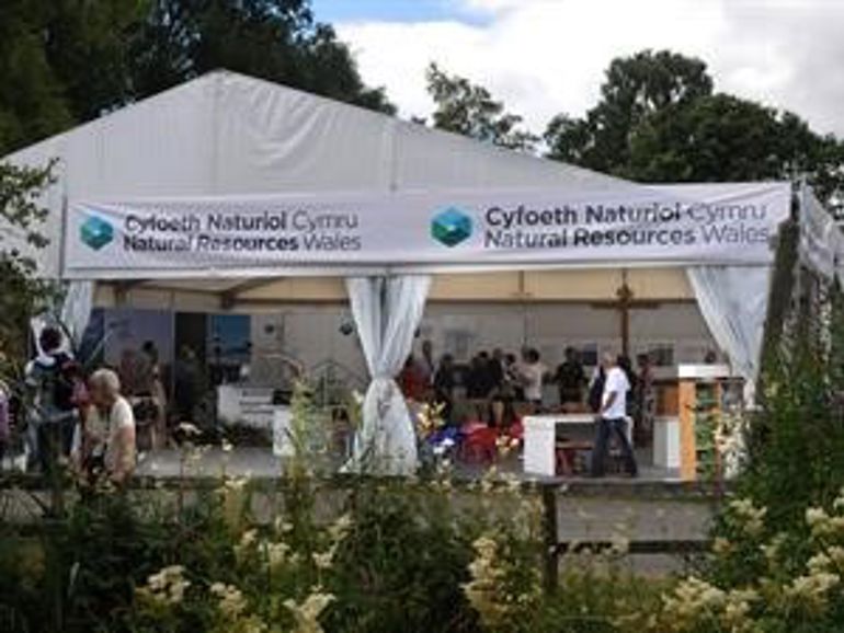 Natural Resources Wales stand at the Royal Welsh show