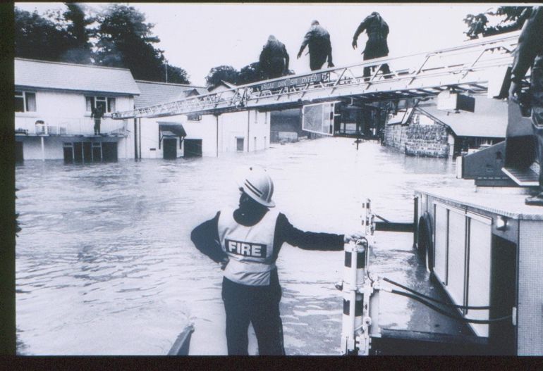Historic picture of flooding