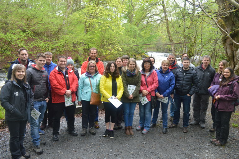 Sue Williams with the ‘Raindrop to Kettle’ training day group