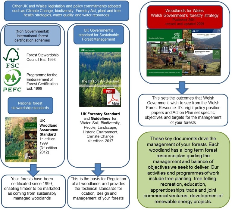 Welsh Government Woodland Estate Plans