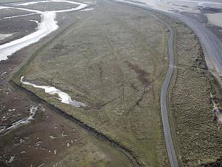 Morfa friog aerial view
