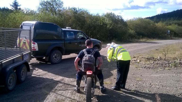 Illegal off-roaders caught by South Wales Police