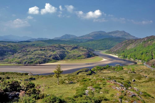 view of afon dwyryd estuary