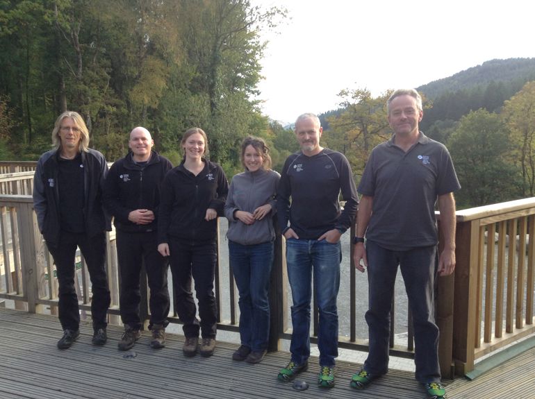Group picture of the North West Wales Recreation team